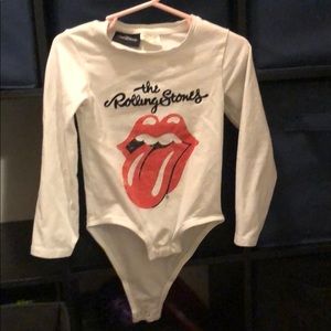 Zara Rolling Stones body suit